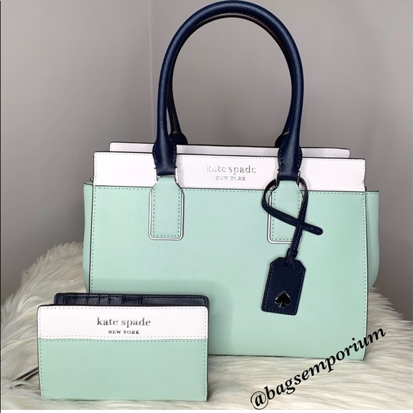 kate spade Handbags - Kate Spade Leather Satchel Crossbody / Wallet Set